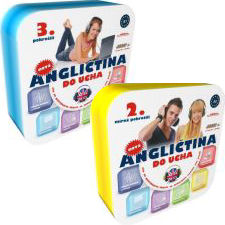 EDDICA Anglitina do ucha 2. a 3. - NOV VERZE (20x audio CD + 2x CD-ROM) + drek
