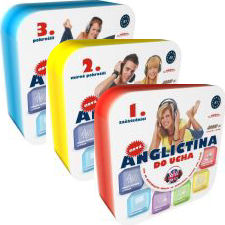 EDDICA Angli�tina do ucha 1. a 2. a 3. - NOV� VERZE (30x audio CD + 3x CD-ROM) + d�rek